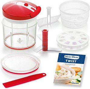 Genius Gemüseschneider manuell Nicer Dicer Twist, 1 Set