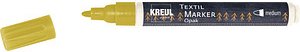 Thumbnail - KREUL Opak Medium Textilmarker gold 2,0 - 4,0 mm, 1 St.