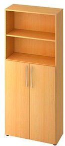 HAMMERBACHER Regalschrank Inader, V4770/6/6/BM buche 80,0 x 34,6 x 188,0 cm, 1 St.