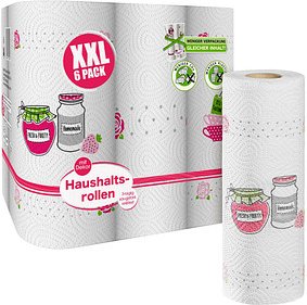 Küchenrollen XXL PACK 3-lagig, 6 Rollen