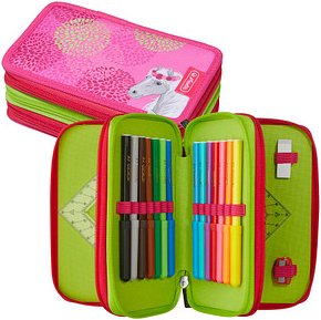 Thumbnail - herlitz Federmäppchen befüllt Bloomy Horse Motiv 31-teilig, 19,0 x 11,5 cm