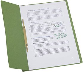 Ösenhefter Karton grün DIN A4, halber Deckel, 20 St.