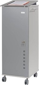 Thumbnail - rocada Caddy Bürowagen grau 5 Ebenen 47,0 x 42,4 x 120,0 cm