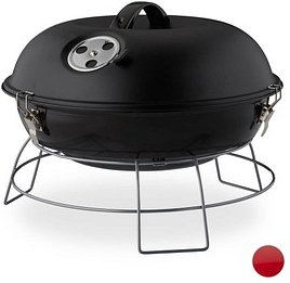 Thumbnail - relaxdays Holzkohlegrill 36,0 x 36,0 x 27,0 cm, 1 St.