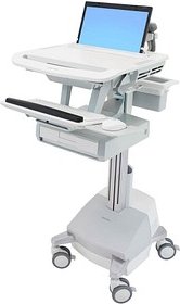 Thumbnail - ergotron Visitenwagen StyleView SV44 Laptop grau für 1 Notebook, 1 Tastatur, 1 Maus