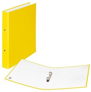 DONAU Ringbuch 2-Ringe gelb 3,5 cm DIN A4, 1 St.