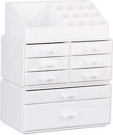 Thumbnail - relaxdays Make-Up-Organizer weiß, 1 St.