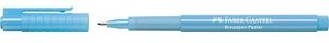 FABER-CASTELL Broadpen Pastel Fineliner blau 0,8 mm, 1 St.