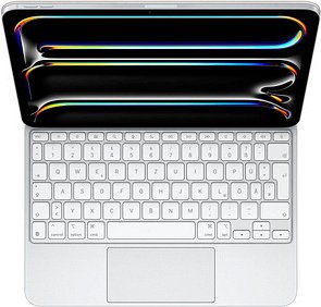 Apple Magic Keyboard Tablet-Tastatur weiß geeignet für Apple iPad Pro 11“ (M4)