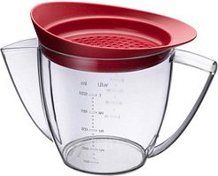 Thumbnail - WESTMARK Fetttrennkanne transparent, rot