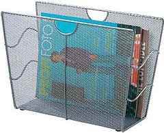 Thumbnail - Zeller Zeitungsständer Meshline 17718 alufarben Metall, DIN A4