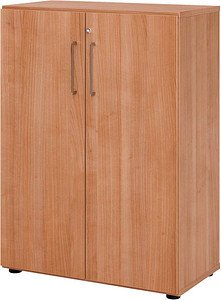HAMMERBACHER Aktenschrank 938T3, V938T3/N/N/BS nussbaum 2 Fachböden 80,0 x 42,0 x 110,0 cm
