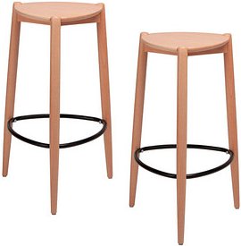 Thumbnail - 2 meet powered by PAPERFLOW Barhocker LUCK THLUCKX2.23 buche