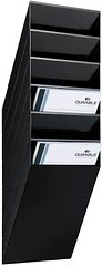 Thumbnail - DURABLE Wandprospekthalter FLEXIBOXX schwarz DIN A4 hoch 6 Fächer, 1 St.