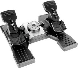 Logitech Flight Rudder Pedals Flugsimulator-Pedale