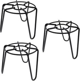 Thumbnail - WAGNER® design yourself Pflanzenständer GH 0515 Metall schwarz rund 14,5 x 13,0 cm, 3 St.