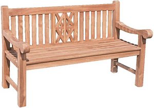 Garden Pleasure Gartenbank PANTAR 940289 braun Holz 120,0 cm