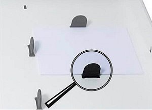 LÜLLMANN Schubladenteiler schwarz 5,0 cm 5,0 cm