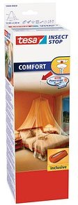 tesa Fliegengitter Insect Stop Moskitonetz COMFORT weiß 2,5 x 12,5 m