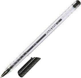Thumbnail - Kores® Kugelschreiber K1 transparent, Schreibfarbe: schwarz, 1 St.