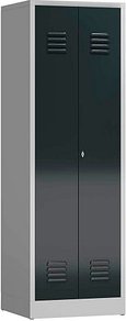ClassiX Spind anthrazit, lichtgrau X-510718, 1 Schließfach 59,0 x 50,0 x 180,0 cm