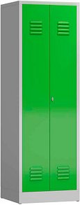 ClassiX Spind gelbgrün, lichtgrau X-510715, 1 Schließfach 59,0 x 50,0 x 180,0 cm