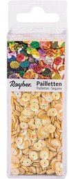 Thumbnail - Rayher Streu-Pailletten irisierend gelb gewölbt Ø 6,0 mm, 4.000 St.
