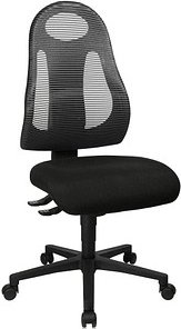 Thumbnail - Topstar Bürostuhl Free Art, FR100 G202 Stoff anthrazit, Gestell schwarz