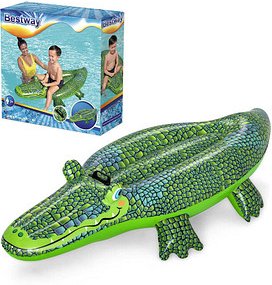 Thumbnail - Bestway® Schwimmtier Krokodil grün