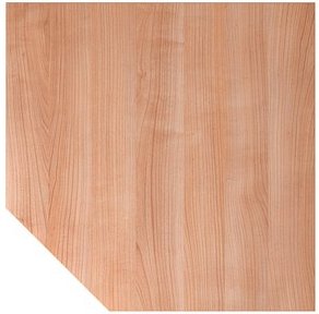 Thumbnail - HAMMERBACHER Verbindungsplatte höhenverstellbar LT12 nussbaum, grafit Trapezform 120,0 x 120,0 x 65,5 - 82,5 cm