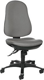 Thumbnail - Topstar Bürostuhl Trend SY 10, 9020G23 Stoff grau, Gestell schwarz
