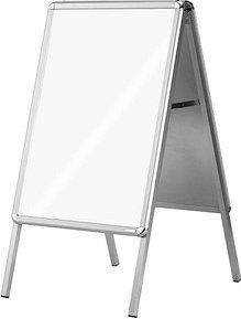 Thumbnail - magnetoplan Kundenstopper SP silber DIN A0 2 Fächer 96,0 x 12,5 x 150,0 cm, 1 St.