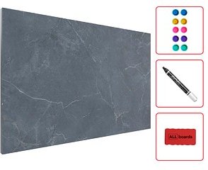 Thumbnail - ALLboards Magnettafel 90,0 x 60,0 cm Marmor anthrazit