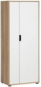Thumbnail - MÖBELPARTNER Aktenschrank Emmik, 702041 weiß-eiche, weiß 3 Fachböden 62,1 x 41,0 x 163,6 cm