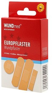 Thumbnail - WUNDmed® Pflaster Europflaster 02-041 beige, 20 St.