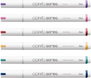 COPIC® acrea Deep Layoutmarker-Set farbsortiert 0,8 mm, 6 St.