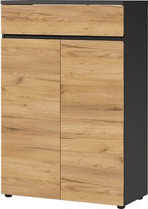 GERMANIA Aktenschrank Lissabon, 4265-549 grafit 2 Fachböden 80,0 x 40,0 x 120,0 cm