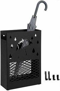 SONGMICS Schirmständer LUC004B01 schwarz, Stahl