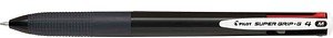 PILOT 4-Farben-Kugelschreiber Super Grip-G4 schwarz, Schreibfarbe: schwarz, blau, rot, grün, 1 St.