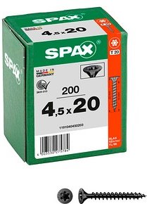 Thumbnail - SPAX® Universalschrauben T20 Senkkopf BLAX 1191040450203 4,5 mm x 20 mm, 200 St.