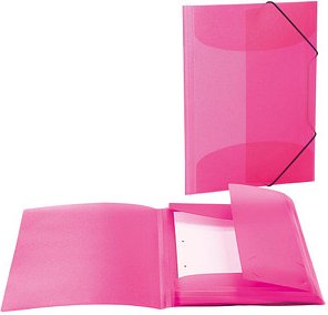HERMA Sammelmappen DIN A4 pink transluzent, 3 St.