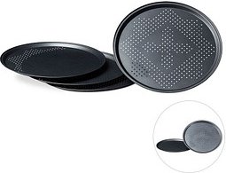 4 relaxdays Pizzableche Ø 29,0 cm