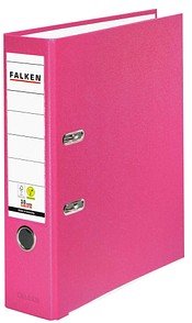 Thumbnail - FALKEN Color Ordner pink Kunststoff 8,0 cm DIN A4