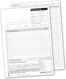 EICHNER Kfz-Auftrag Formulare, 500 St.
