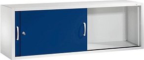 CP Aufsatz-Schiebetürenschrank C 2000 Acurado, 2144-00 S10033 lichtgrau, enzianblau keine Fachböden 160,0 x 40,0 x 50,0 ...