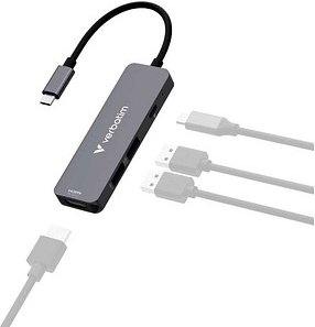 verbatim Multiport-Adapter Essentails 32155