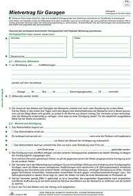 RNK-Verlag 553/10 Mietverträge für Garagen, 10 St.