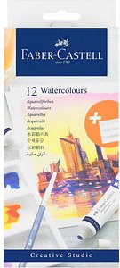 FABER-CASTELL Aquarellfarben farbsortiert 12 x 9,0 ml, 12 St.