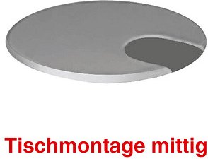 Thumbnail - Kerkmann Move 1 Kabeldurchführung 6,0 cm silber