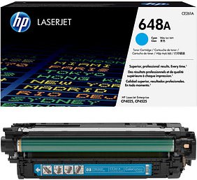 HP 648A (CE261A) cyan Tonerkartusche